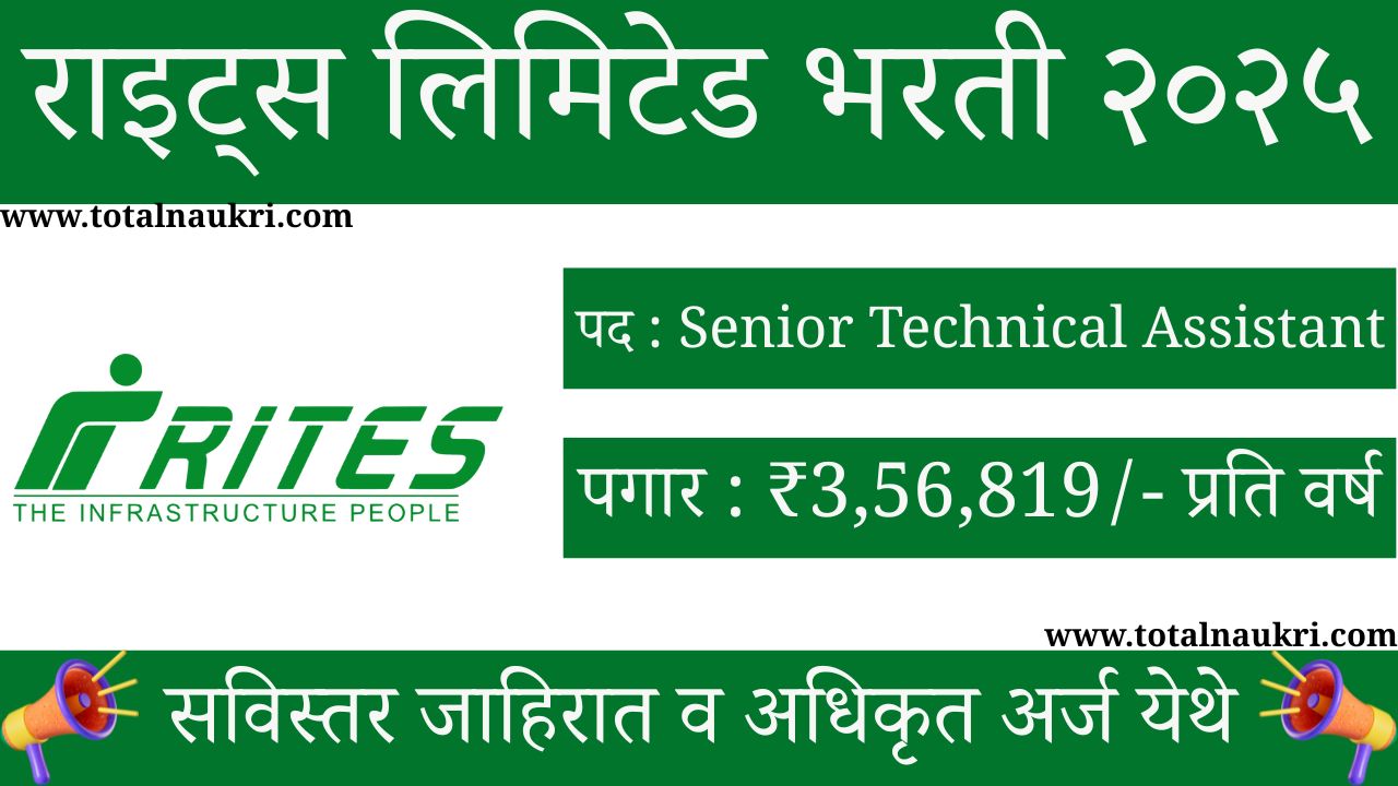 RITES Limited Bharti 2025