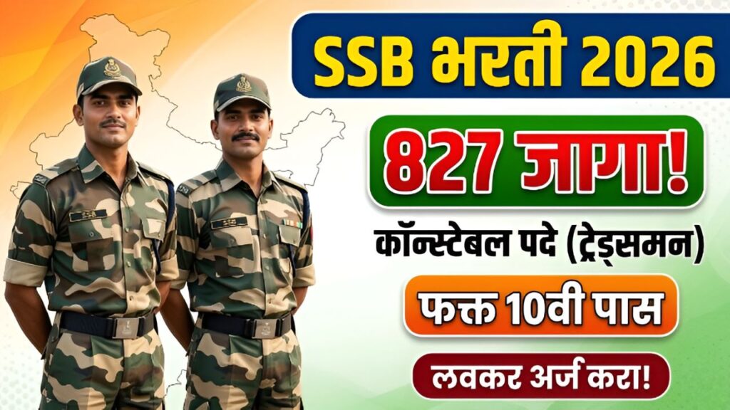 SSB Bharti 2026