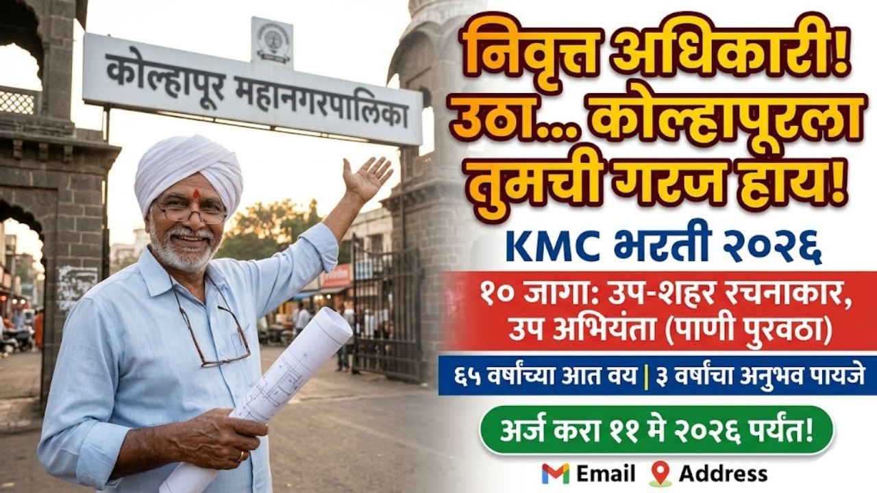 Kolhapur Mahanagarpalika Bharti 2026