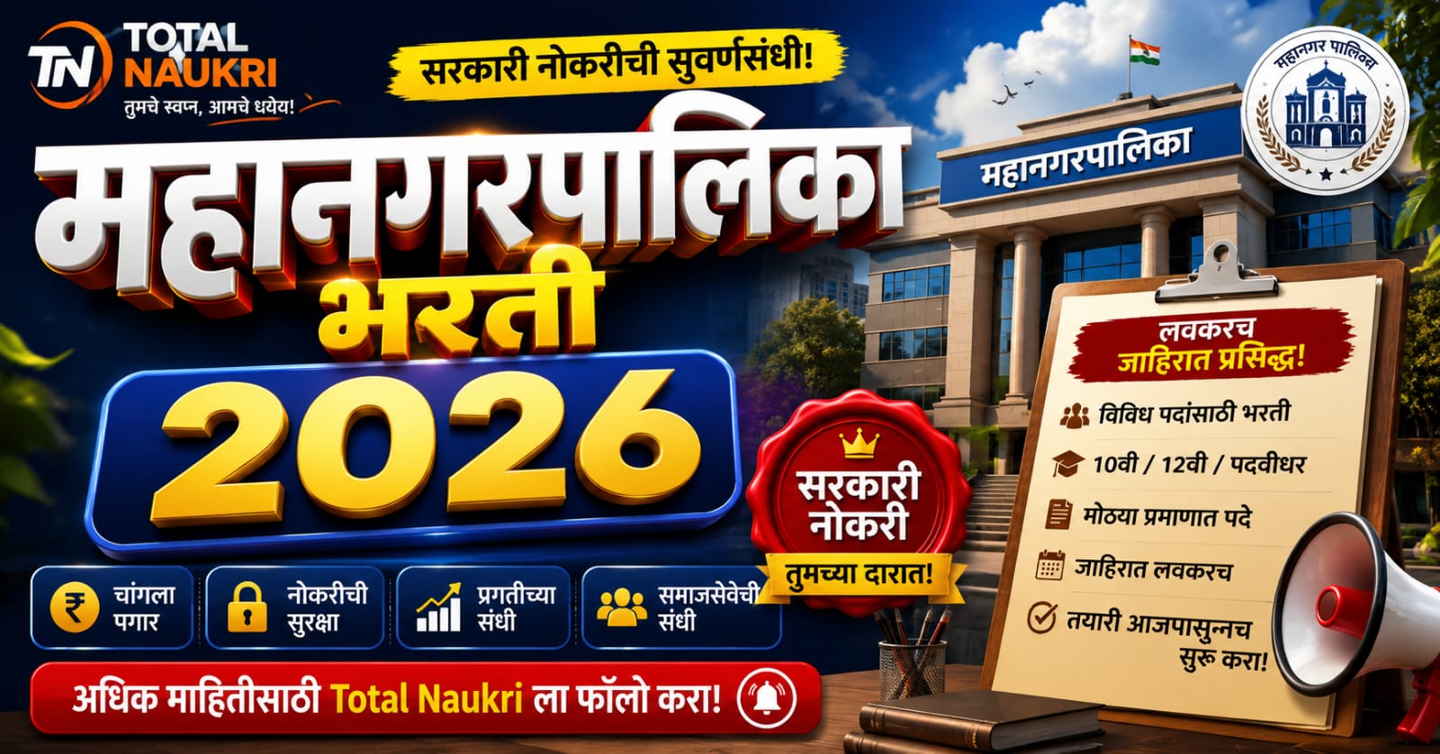 Mahanagarpalika Recruitment 2026 feature image
