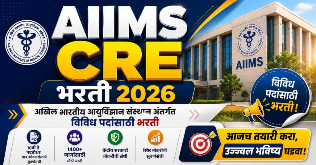 AIIMS CRE Recruitment 2026 feature image