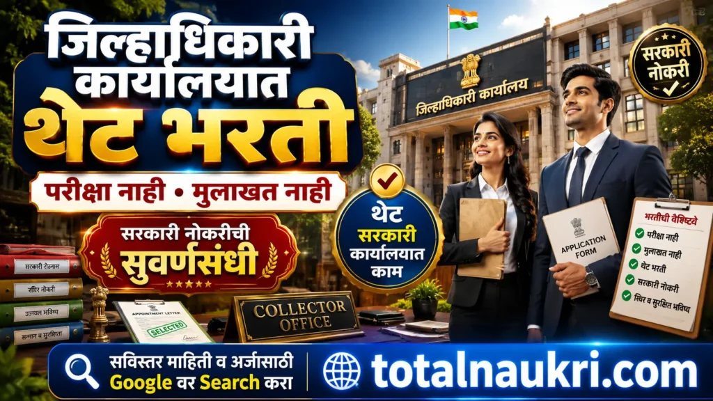 Collector Office Recruitment 2026