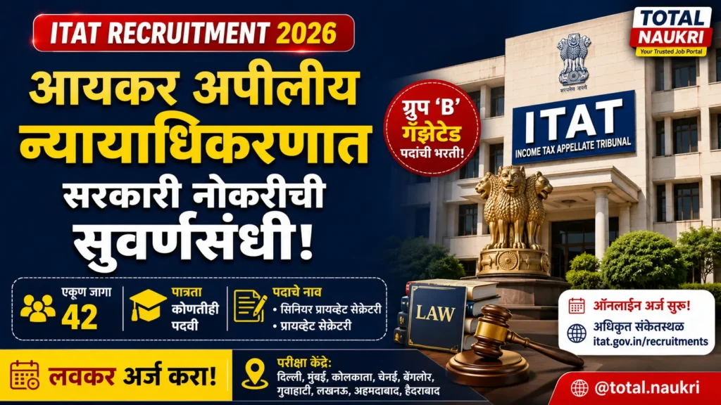 ITAT Recruitment 2026