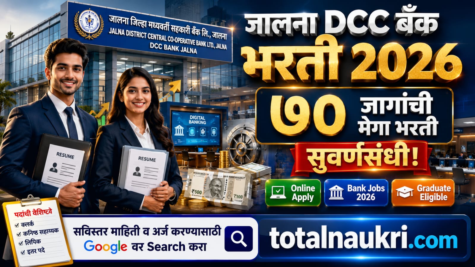 Jalna DCC Bank Recruitment 2026