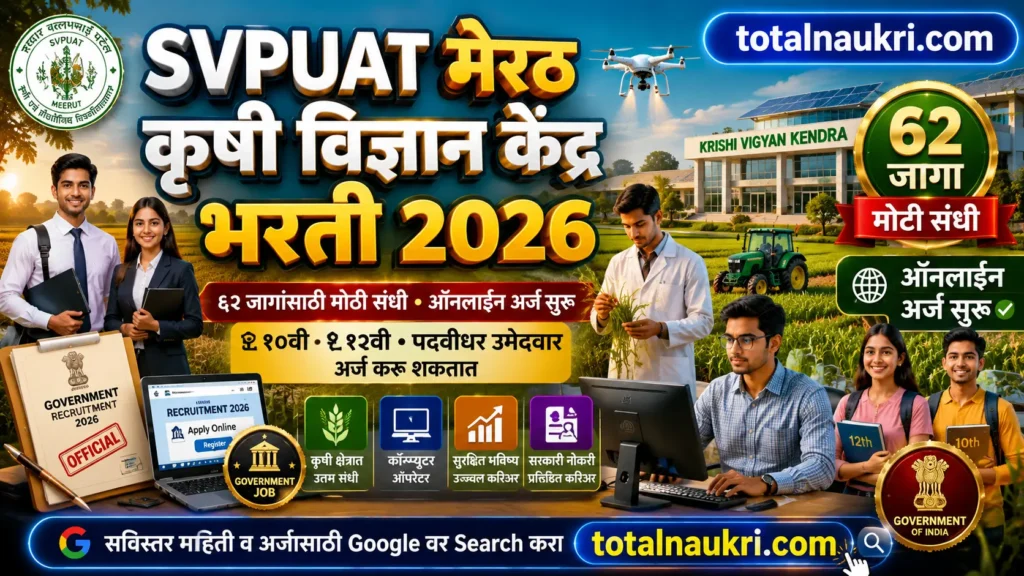 SVPUAT KVK Bharti 2026