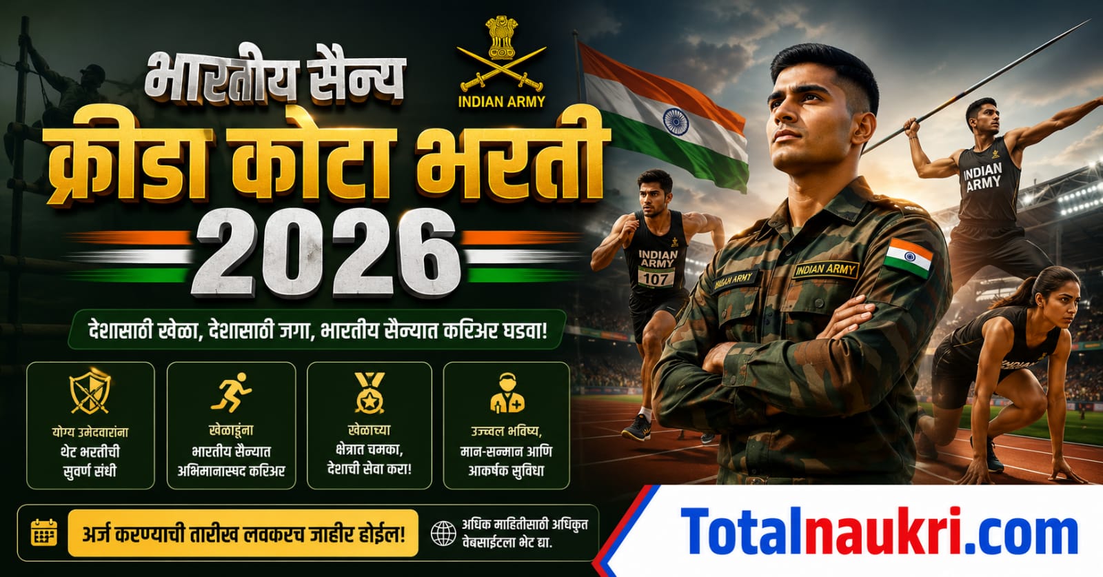 Indian Army Sports Quota Recuitement feature image