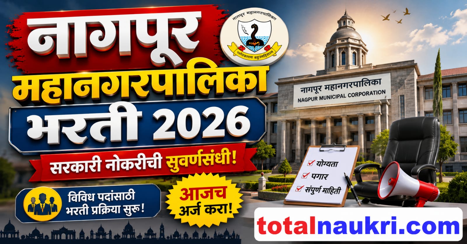Nagpur Mahanagarpalika Bharti 2026 feature image