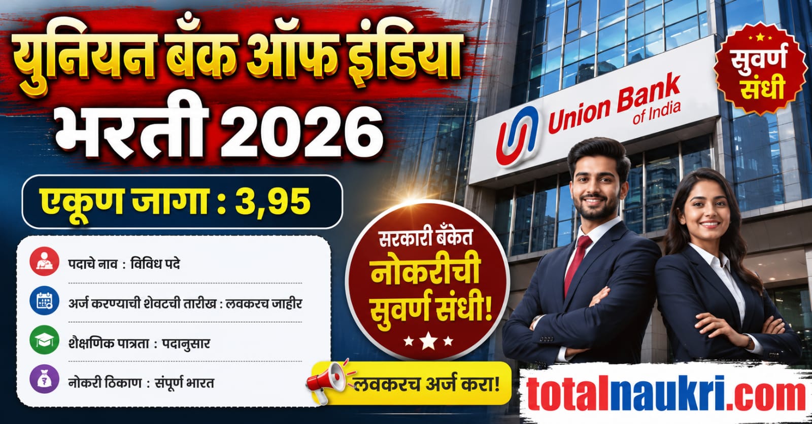 Union Bank of India Recruitment 2026 feature image