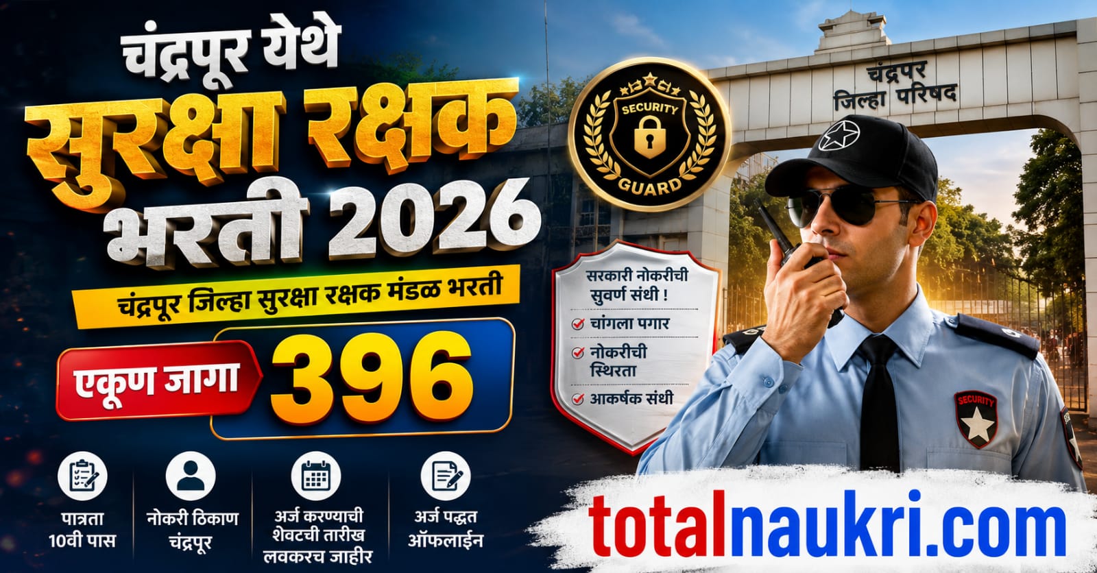 Chandrapur Security Guard Recruitment 2026 feature image