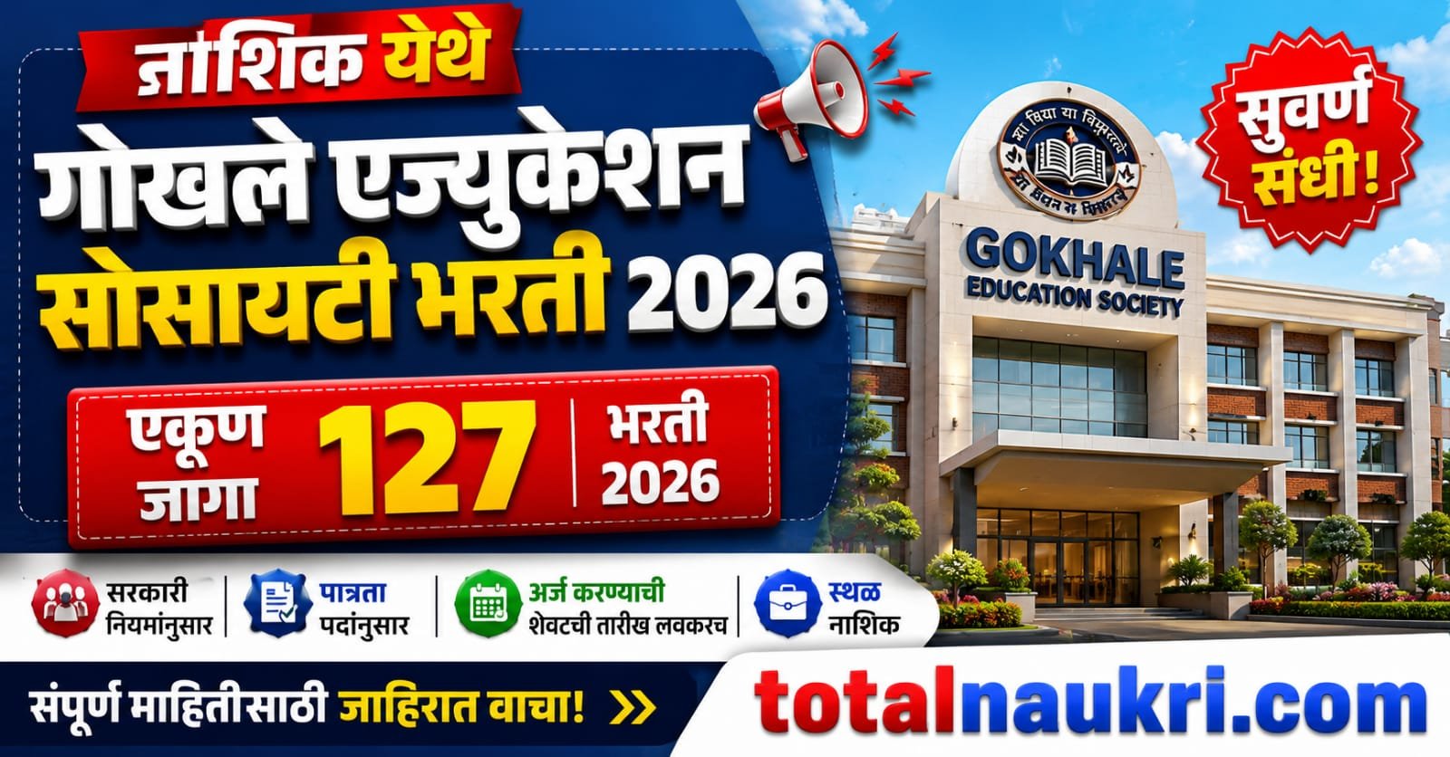 Gokhale Education Society Recruitment 2026 feature image