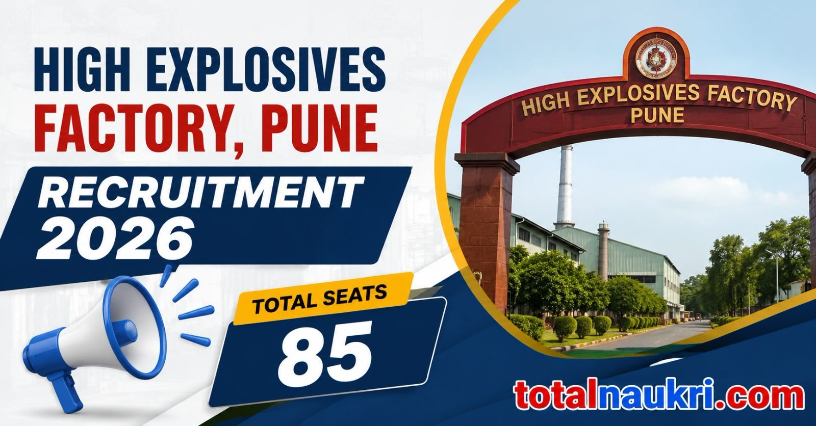 High Explosives Factory Recruitment 2026 feature image