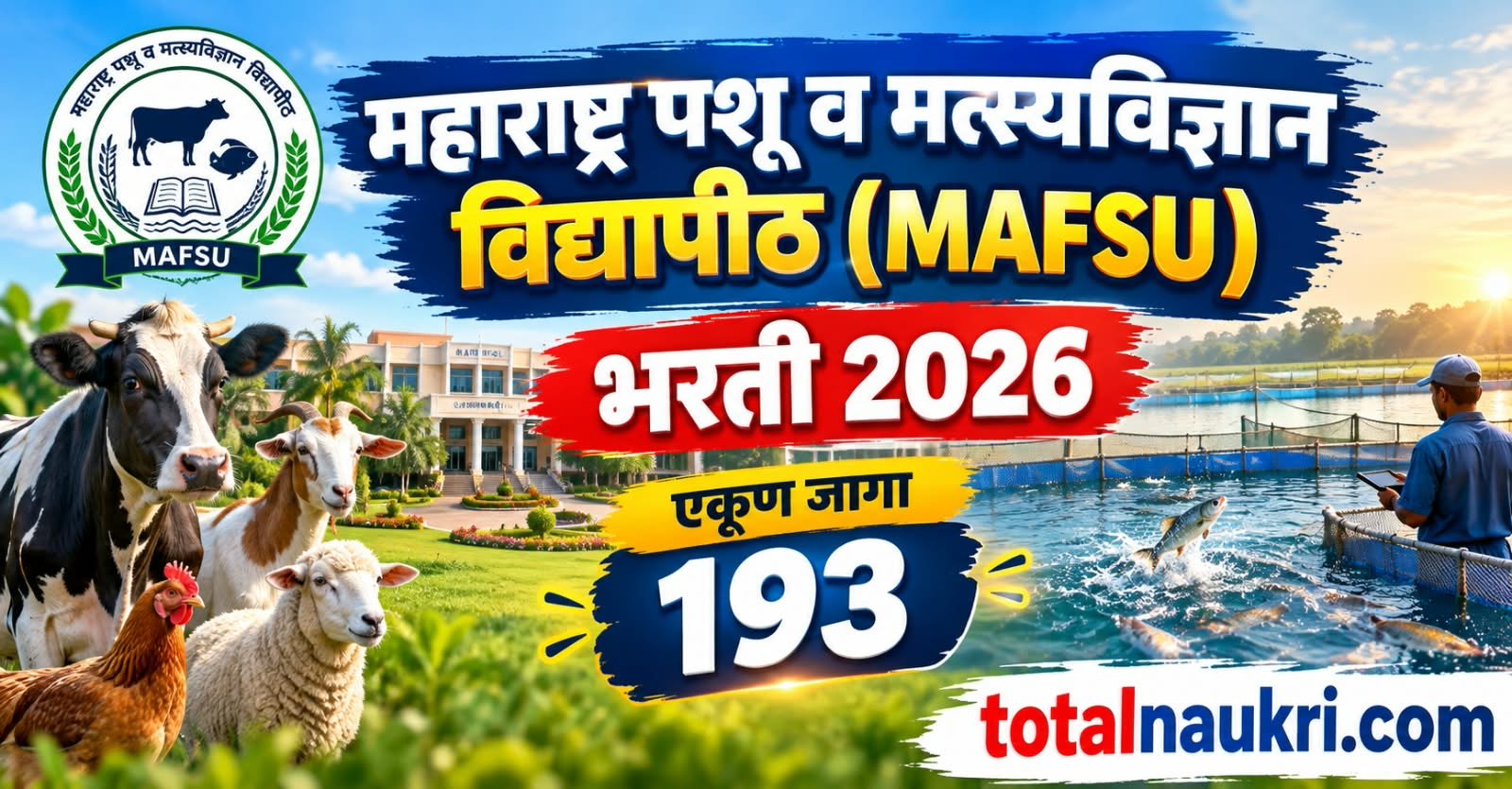 MAFSU Recruitment 2026 feature image