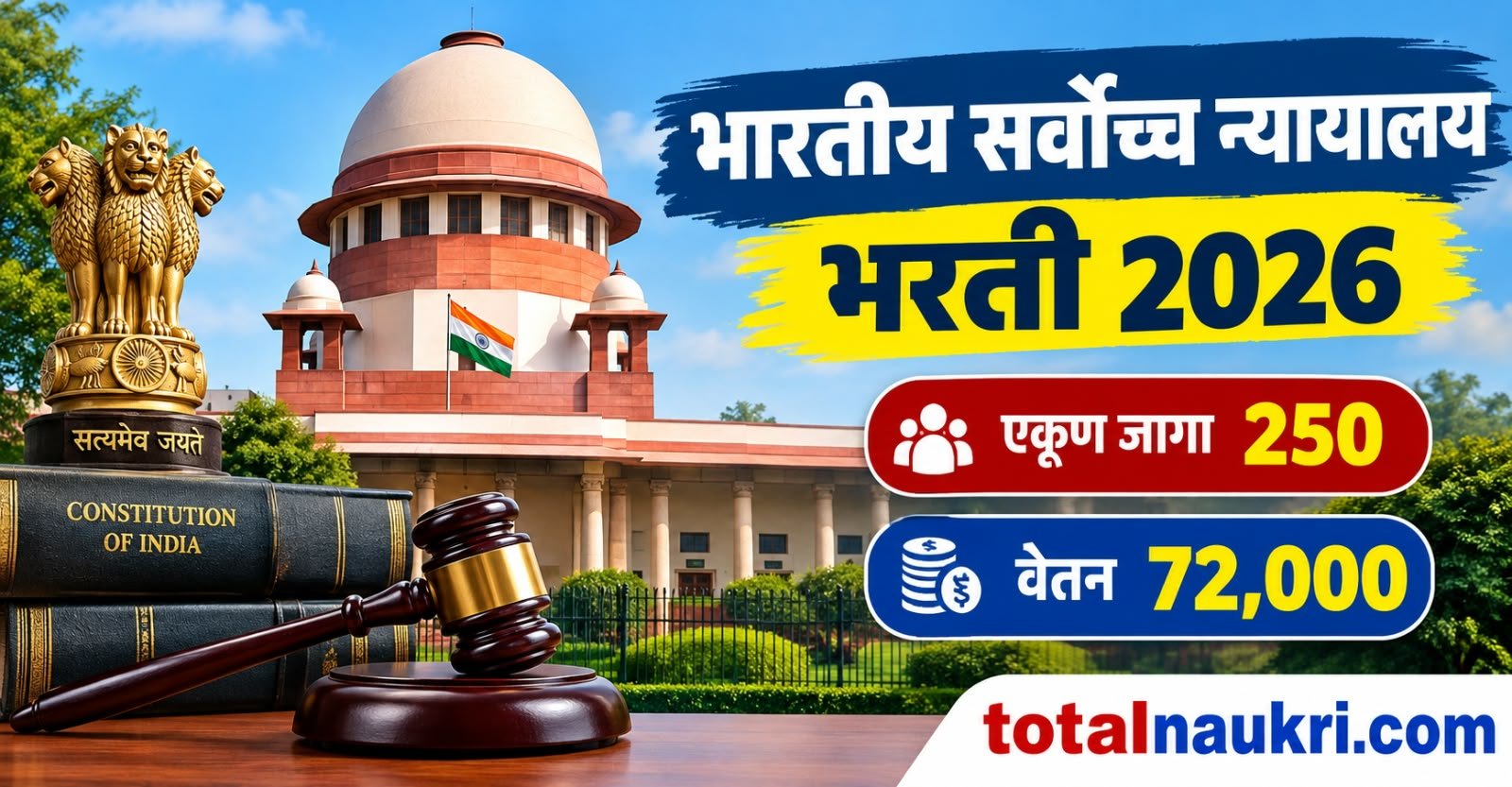 Supreme Court of India Recruitment 2026 feature image
