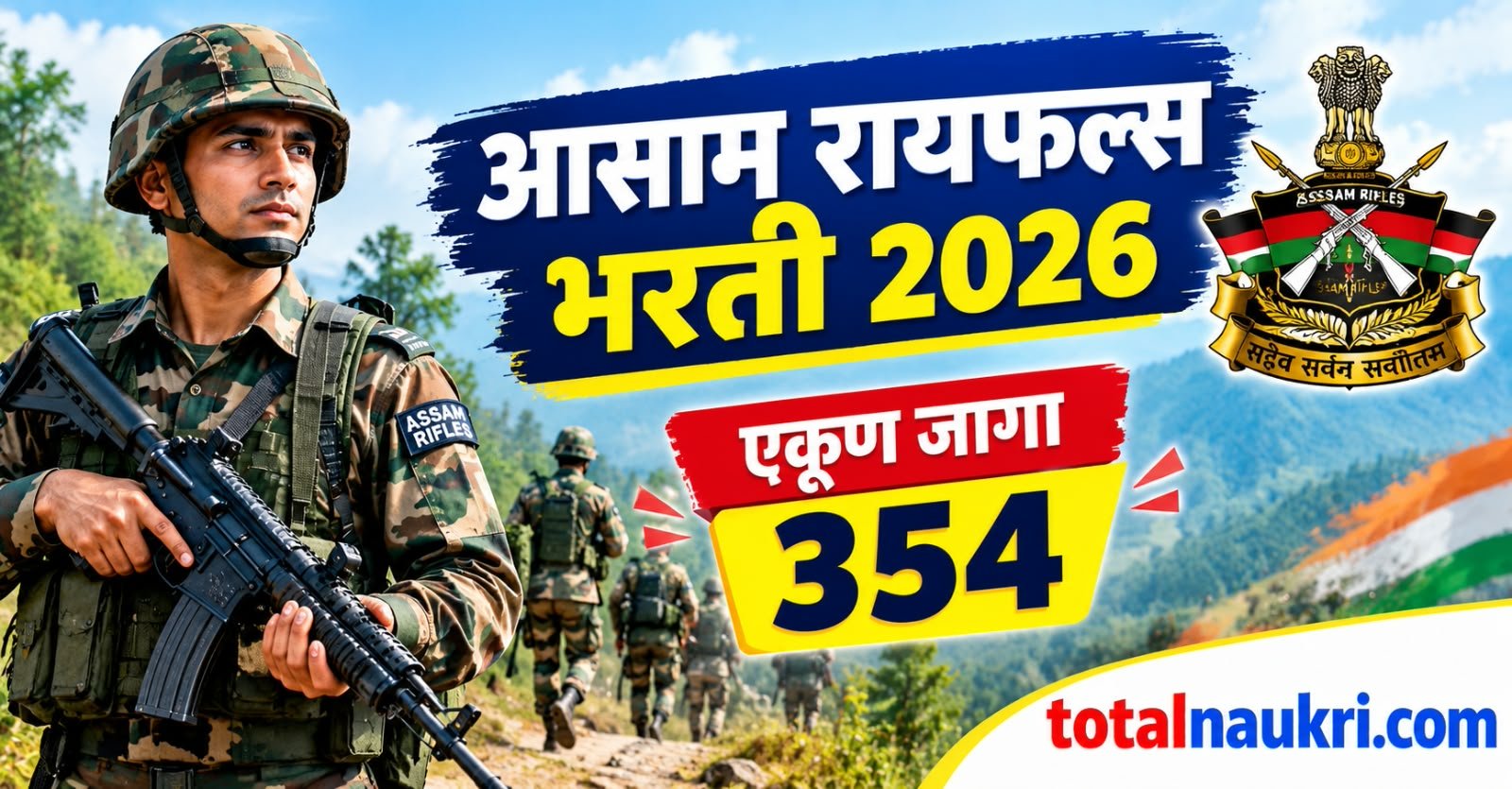 Assam Rifles Technical Recruitment 2026 feature image