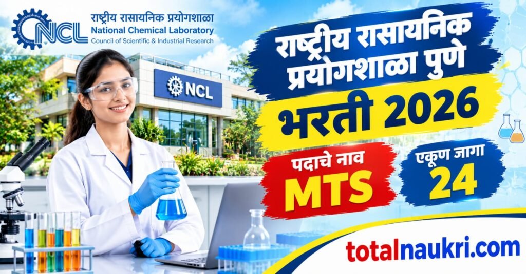 CSIR-NCL MTS Recruitment 2026 feature image